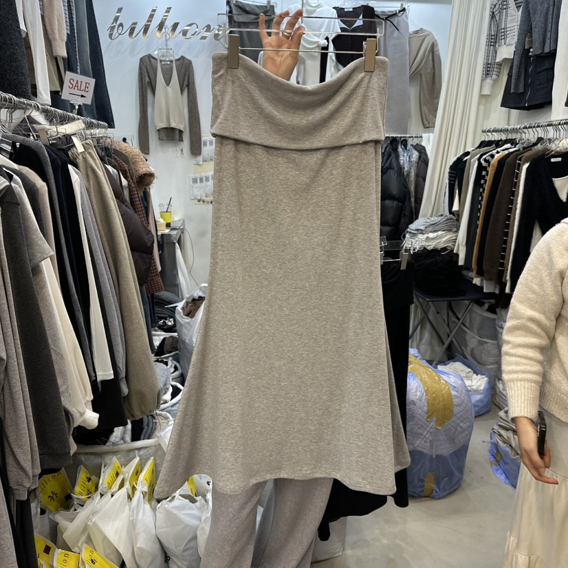 BILLION-L東大門㊣實拍女裝新款推薦休閑職業熱賣人氣長裙BILLION-L長裙