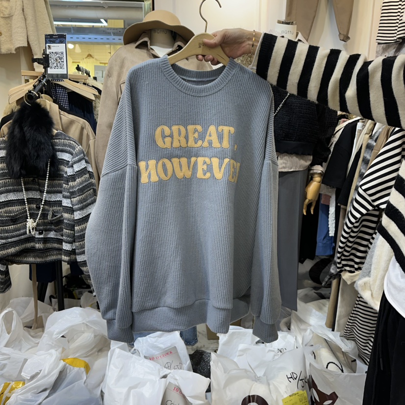 10 O'CLOCK東大門㊣直郵女裝新款25秋冬時尚休閑職業衛衣10 O'CLOCK衛衣圖色3