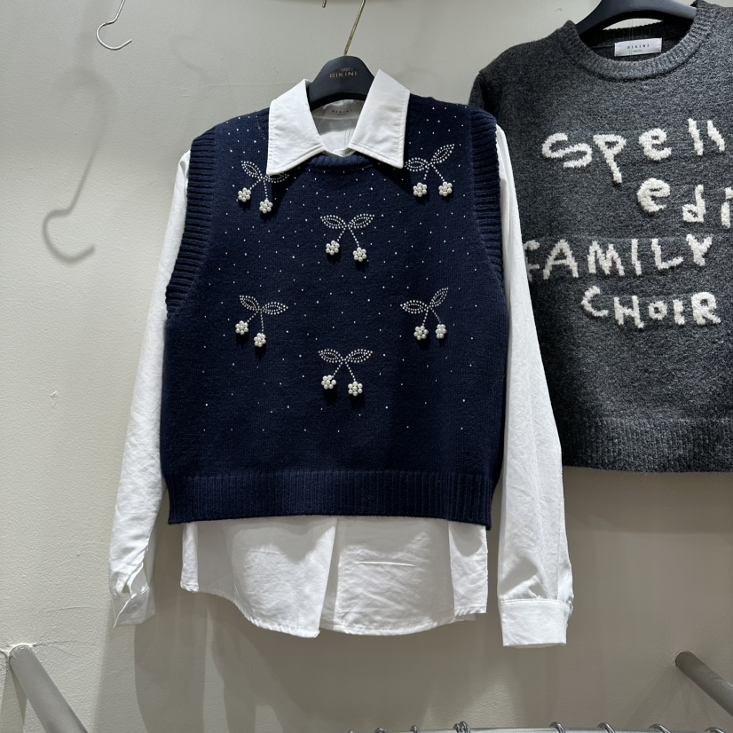 BIKINI韓國直郵㊣女裝新品休閑時尚推薦人氣熱賣職業套裝套裝BIKINI套裝圖色2