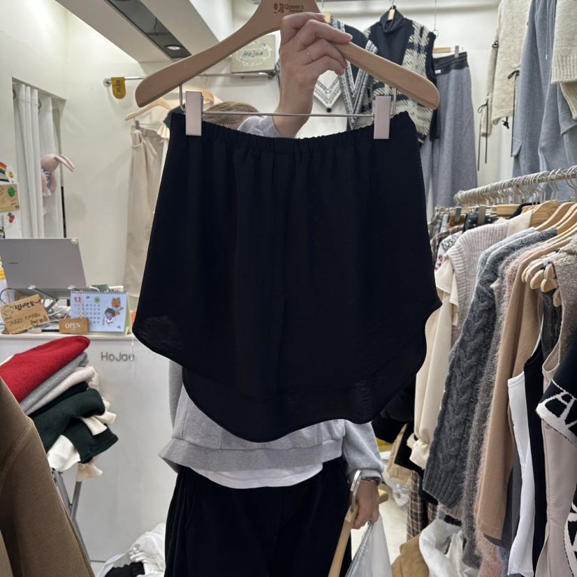 HOJAE東大門㊣代購女士新款職業推薦熱賣25秋冬真品時尚短裙MID-LEVEL JUMP短裙圖色2