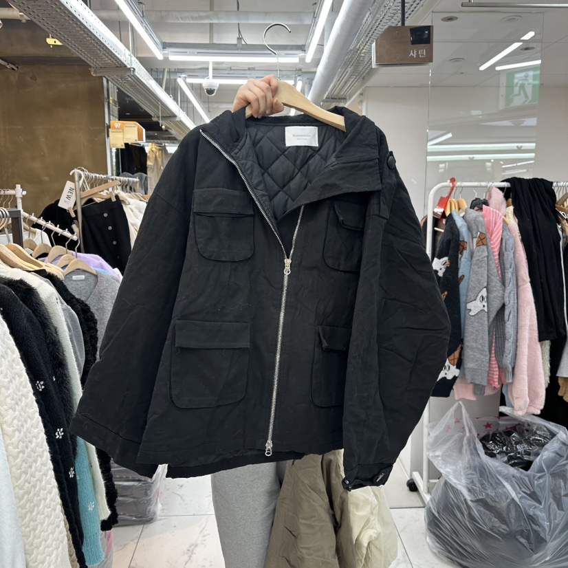 SAGE BRUSH韓國代購㊣女裝新品人氣熱賣真品時尚休閑25秋冬夾克SAGE BRUSH夾克圖色3