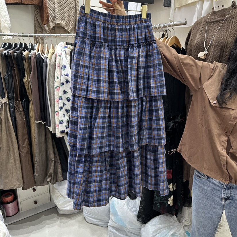 BIKINI東大門㊣代購女裝新品真品25秋冬推薦時尚人氣熱賣長裙BIKINI長裙圖色2