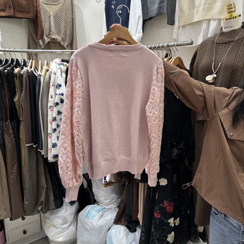 BIKINI韓國代購㊣女裝新款職業真品熱賣休閑時尚25秋冬針織衫BIKINI針織衫