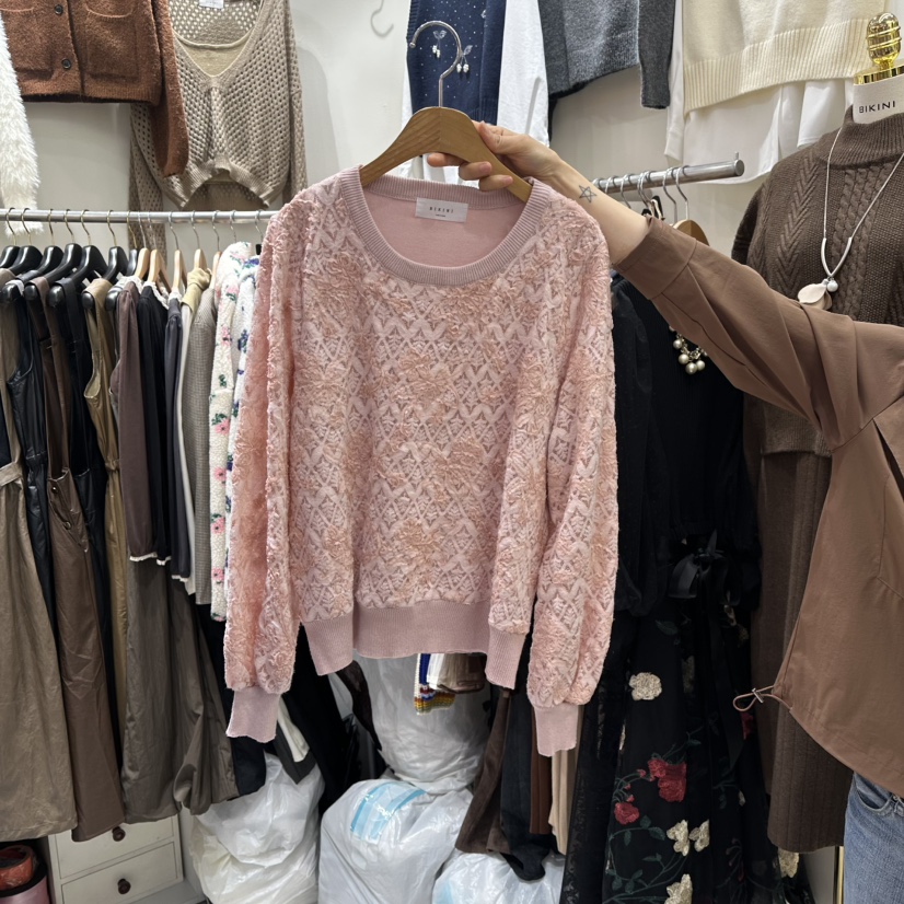BIKINI韓國代購㊣女裝新款職業真品熱賣休閑時尚25秋冬針織衫BIKINI針織衫圖色3