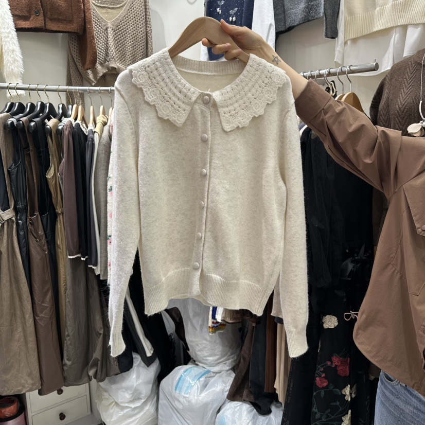 BIKINI東大門㊣實拍女裝新款25秋冬真品時尚人氣熱賣針織衫BIKINI針織衫圖色2