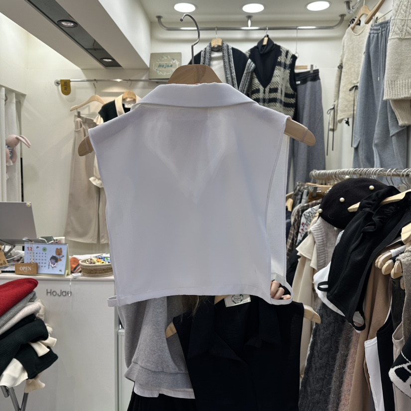 HOJAE東大門㊣直郵女士新品時尚真品熱賣推薦25秋冬休閑假領MID-LEVEL JUMP假領