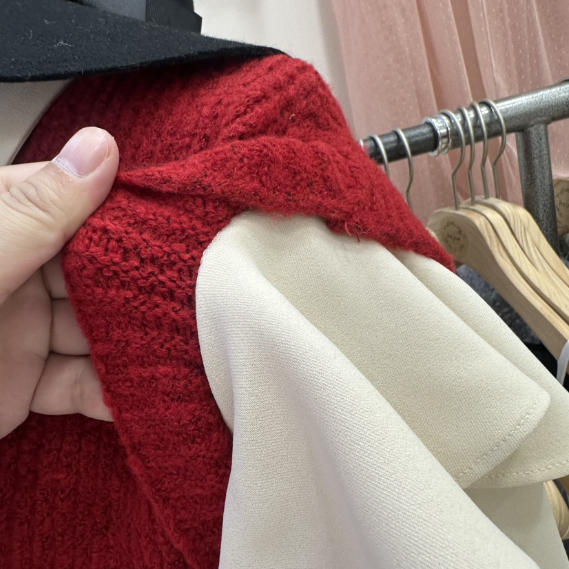 HOJAE東大門㊣代購女裝新品25秋冬熱賣襯衫蕾絲衫假兩件荷葉邊MID-LEVEL JUMP襯衫/蕾絲衫