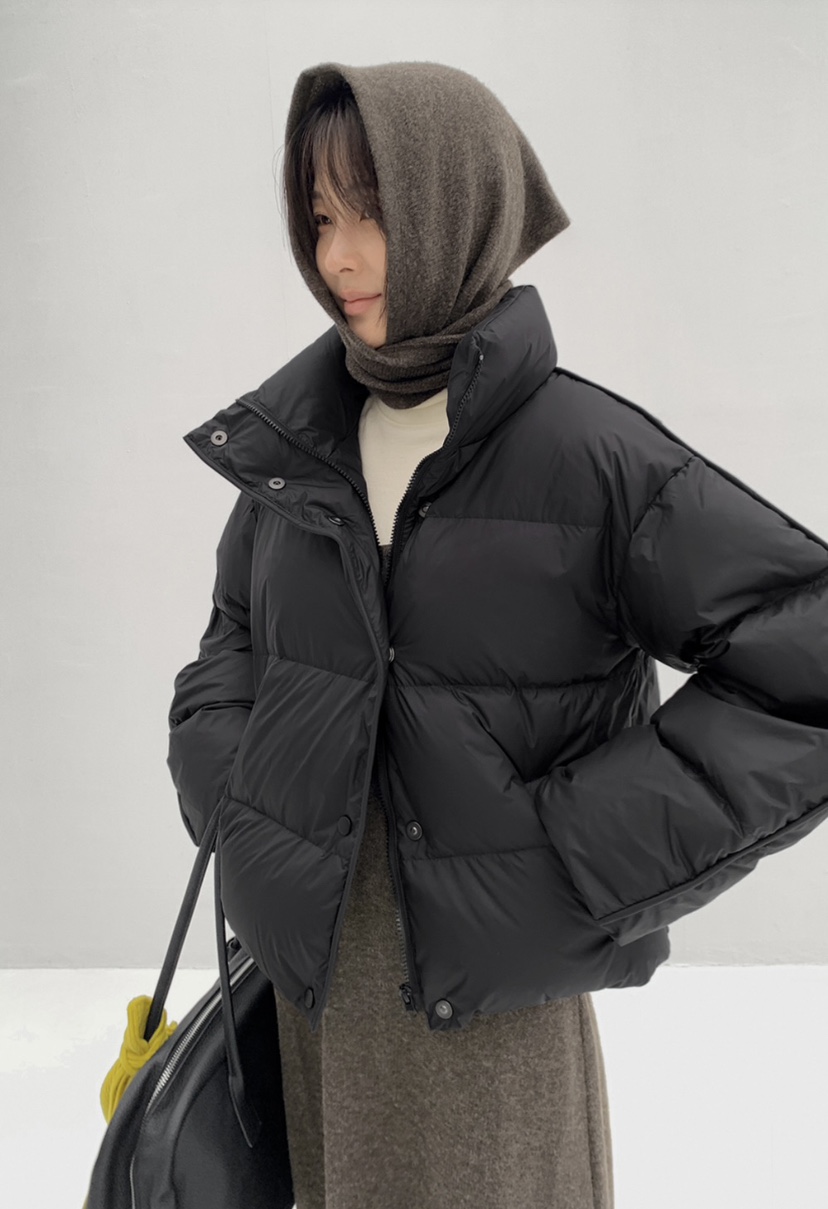 OURS東大門㊣實拍女士新品人氣25秋冬熱賣短款羽絨服填充鴨絨OURS短款羽絨服