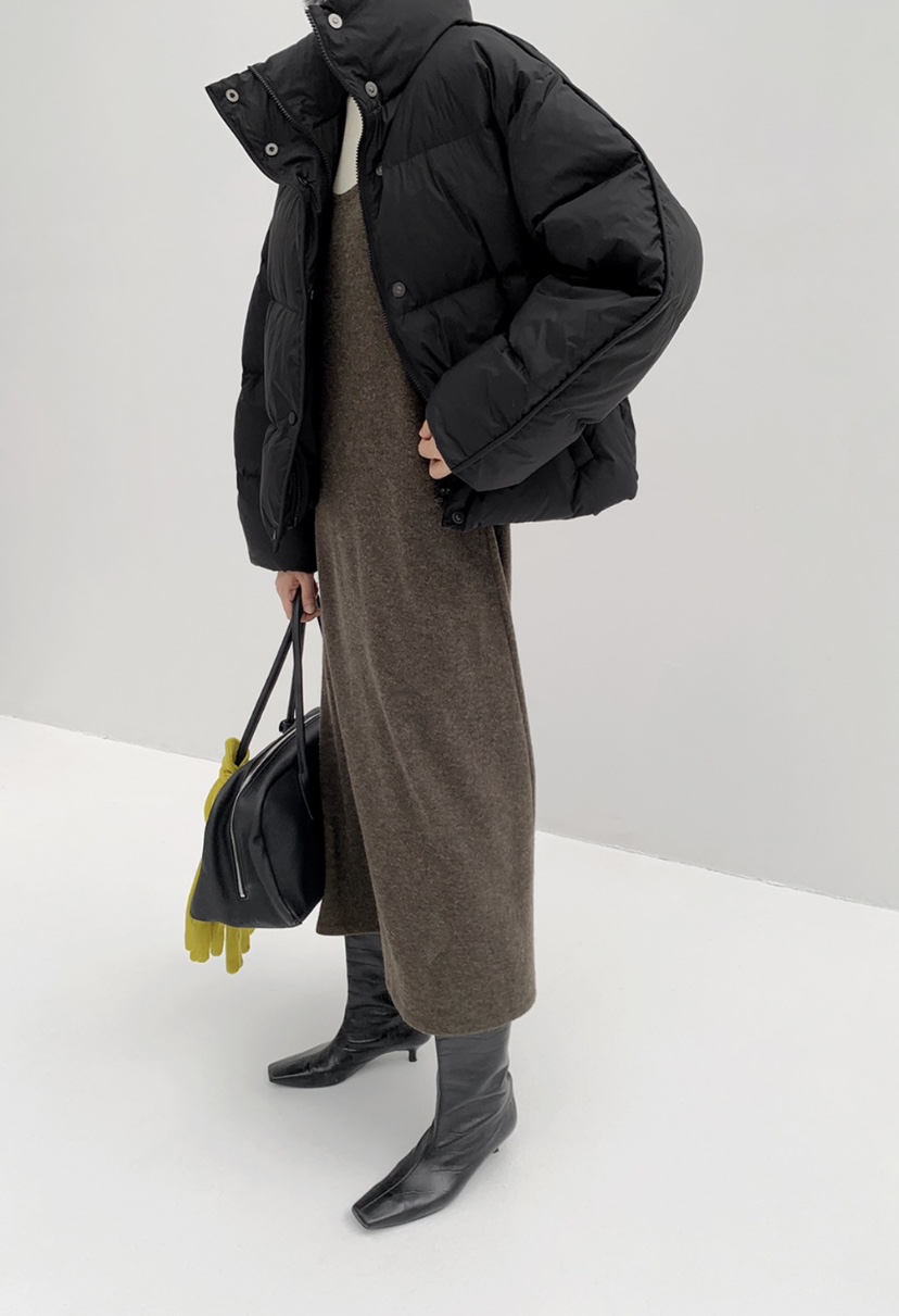 OURS東大門㊣實拍女士新品人氣25秋冬熱賣短款羽絨服填充鴨絨OURS短款羽絨服