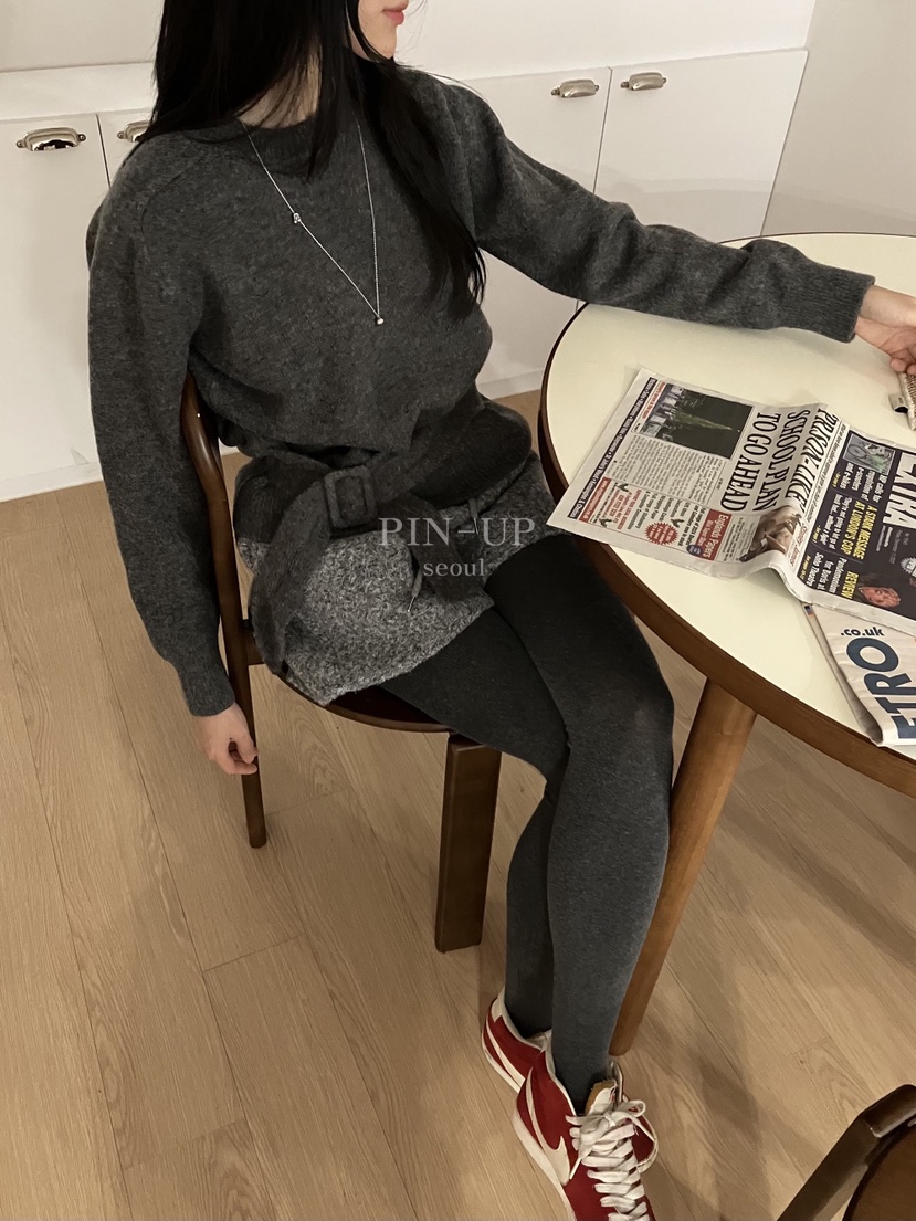 PIN-UP韓國代購㊣女裝新品職業時尚熱賣人氣休閑推薦針織衫PIN-UP針織衫