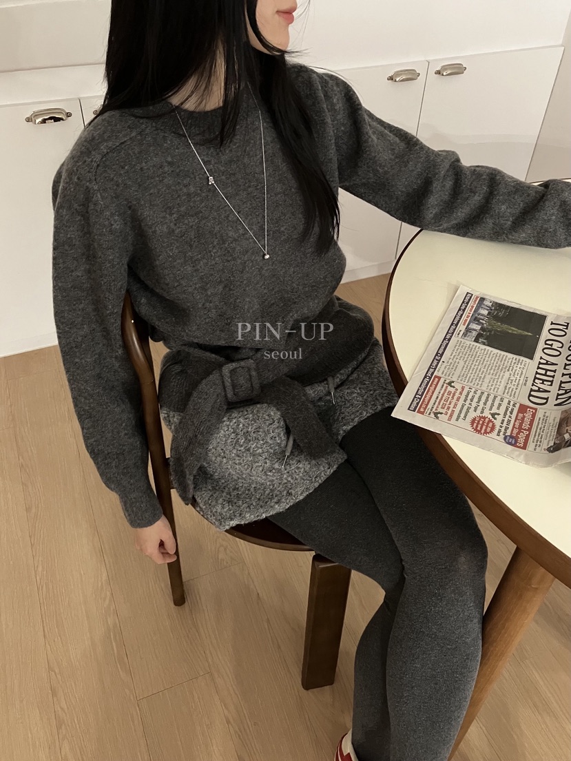 PIN-UP韓國代購㊣女裝新品職業時尚熱賣人氣休閑推薦針織衫PIN-UP針織衫