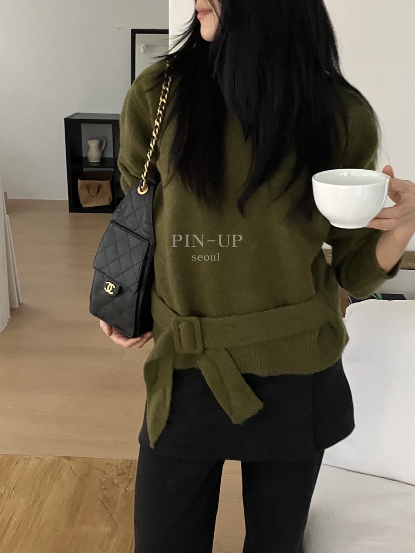 PIN-UP韓國代購㊣女裝新品職業時尚熱賣人氣休閑推薦針織衫PIN-UP針織衫