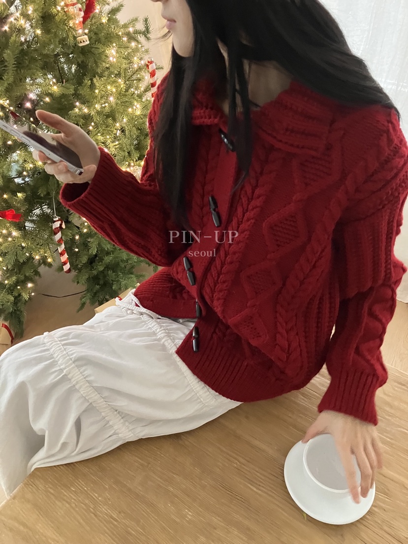 PIN-UP東大門㊣代購女裝新款人氣25秋冬熱賣時尚職業針織衫PIN-UP針織衫