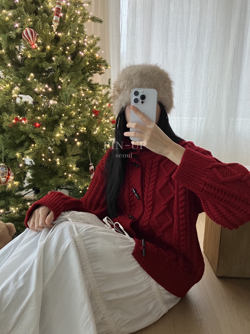 PIN-UP東大門㊣代購女裝新款人氣25秋冬熱賣時尚職業針織衫PIN-UP針織衫