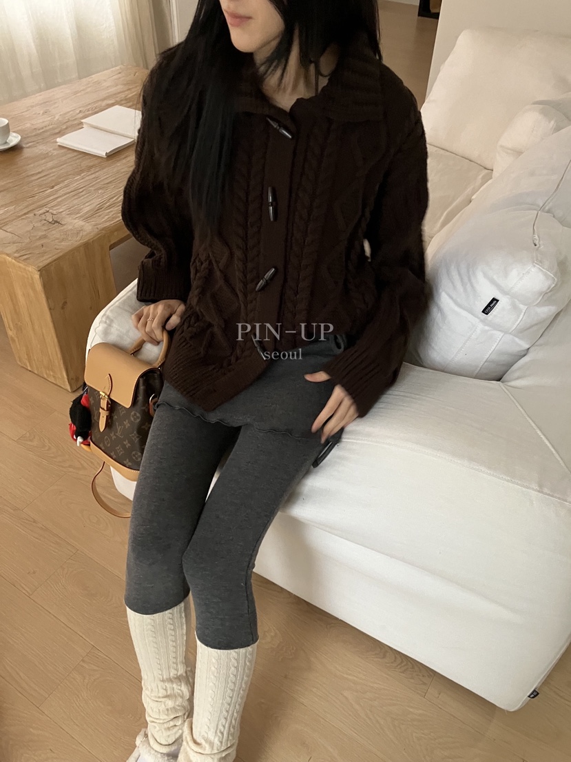 PIN-UP東大門㊣代購女裝新款人氣25秋冬熱賣時尚職業針織衫PIN-UP針織衫