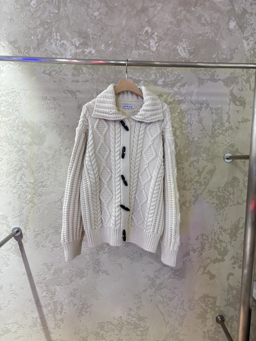 PIN-UP東大門㊣代購女裝新款人氣25秋冬熱賣時尚職業針織衫PIN-UP針織衫圖色1