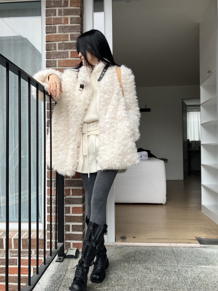 PIN-UP東大門㊣直郵女裝新品職業熱賣25秋冬人氣休閑短款大衣PIN-UP短款大衣