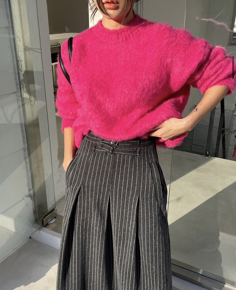 PAIRING東大門㊣實拍女士新款人氣休閑時尚熱賣針織衫馬海毛PAIRING針織衫