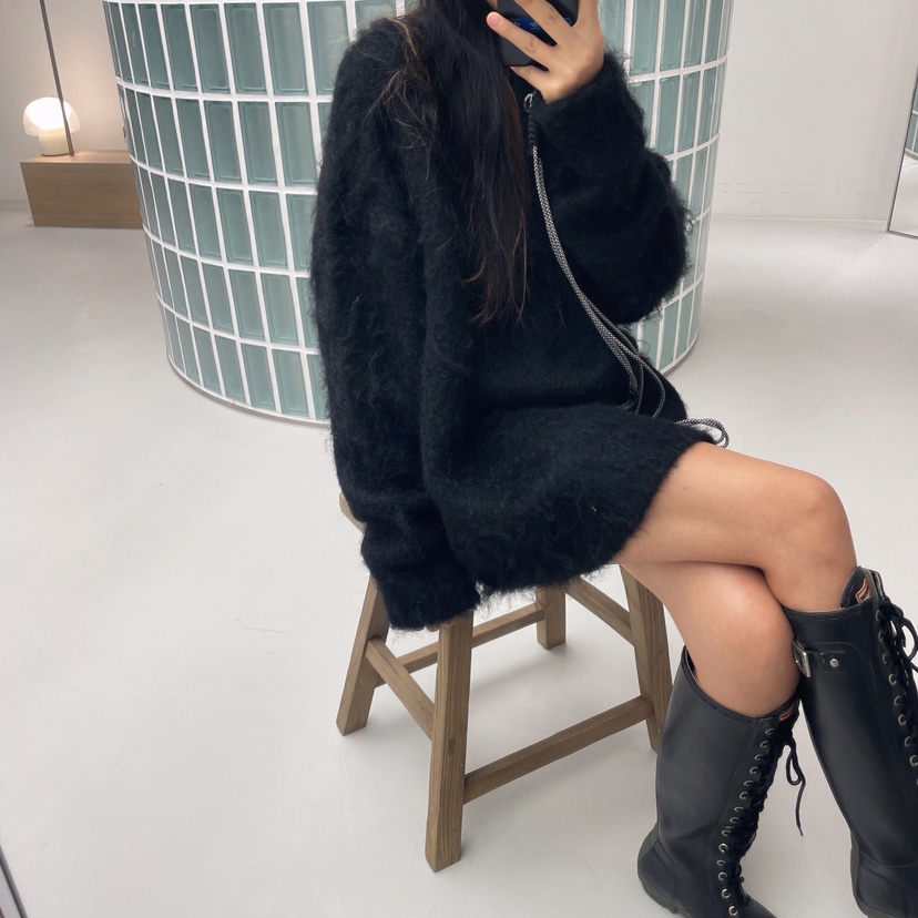 PAIRING東大門㊣實拍女士新款人氣休閑時尚熱賣針織衫馬海毛PAIRING針織衫