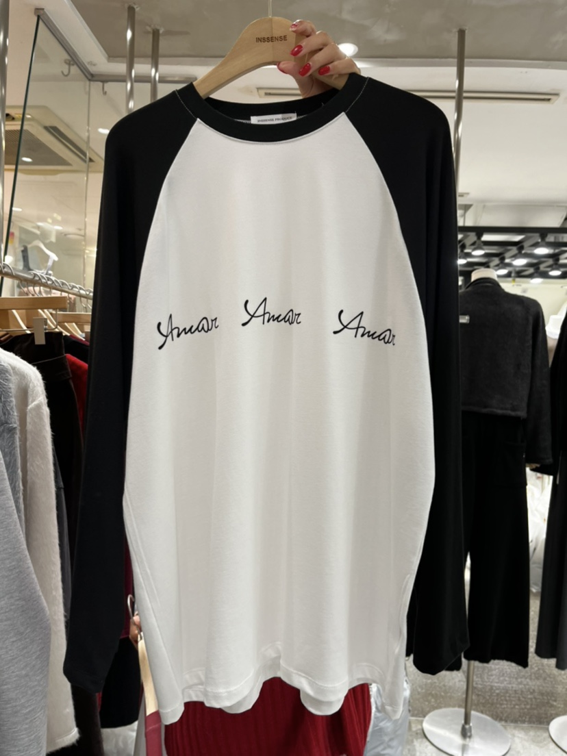 INSSENSE-A東大門㊣實拍女士新款熱賣人氣時尚長袖T恤SaleINSSENSE-A長袖T恤圖色1