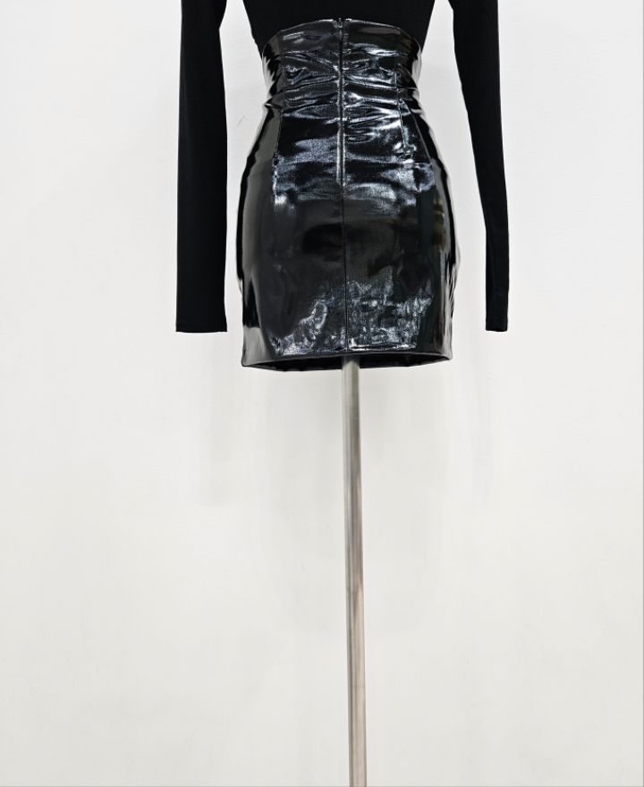 HIGH HEELS韓國代購㊣女裝新款人氣真品時尚休閑職業25秋冬短裙HIGH HEELS短裙