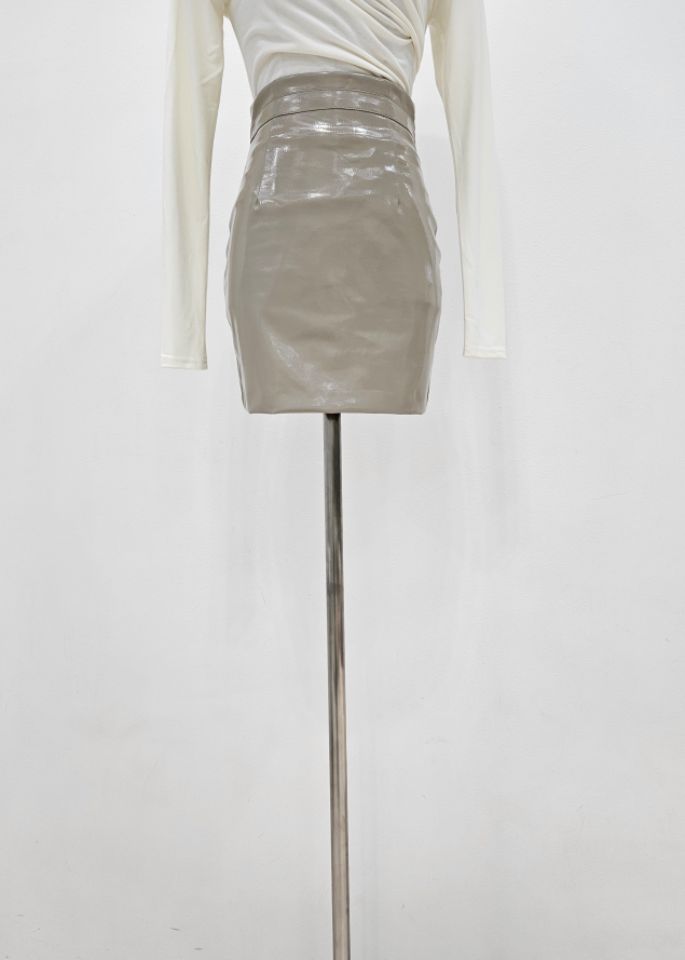 HIGH HEELS韓國代購㊣女裝新款人氣真品時尚休閑職業25秋冬短裙HIGH HEELS短裙圖色2