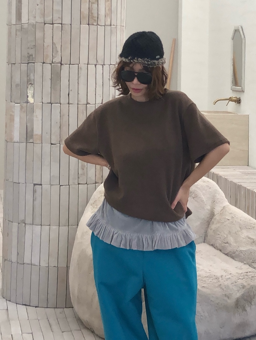 PARIS MATCH東大門㊣實拍女裝新品人氣時尚職業休閑推薦T恤PARIS MATCHT恤圖色1