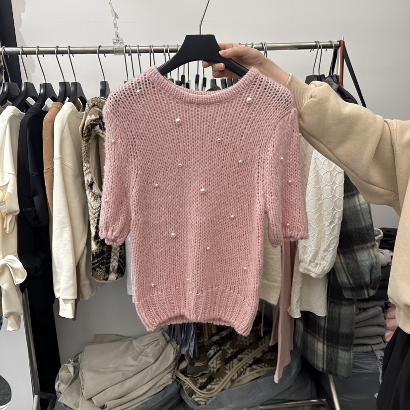 A.CES東大門㊣代購女士新品時尚熱賣職業推薦人氣真品針織衫A.CES針織衫圖色1