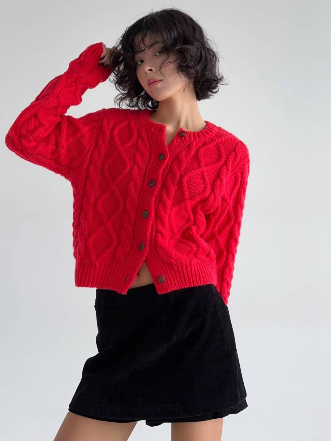 HIGH COLOR/NODI東大門㊣直郵女裝新品職業休閑25秋冬針織衫HIGH COLOR/NODI針織衫