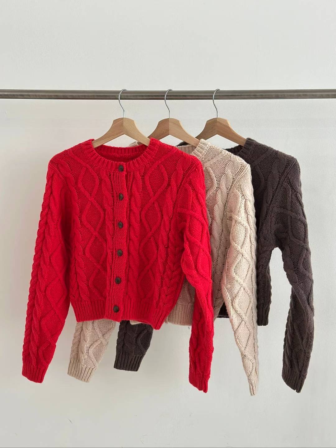 HIGH COLOR/NODI東大門㊣直郵女裝新品職業休閑25秋冬針織衫HIGH COLOR/NODI針織衫圖色2左二色