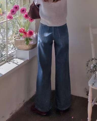 STELLA東大門㊣代購女裝新款時尚熱賣職業真品25秋冬牛仔褲STELLA牛仔褲