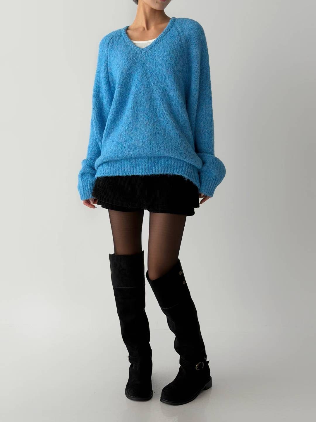 HIGH COLOR/NODI韓國代購㊣女裝新品推薦人氣時尚職業針織衫HIGH COLOR/NODI針織衫