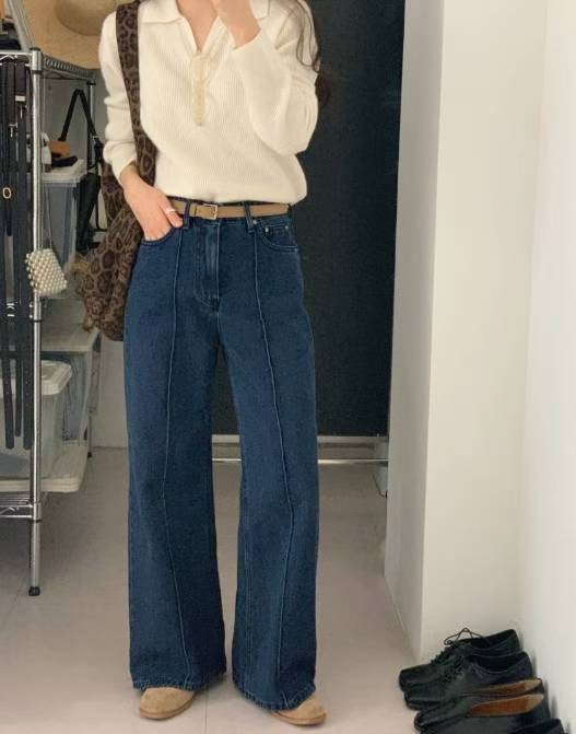 STELLA韓國直郵㊣女裝新款人氣真品25秋冬時尚牛仔褲不含腰帶STELLA牛仔褲