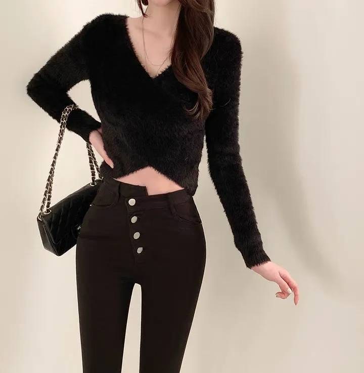 J CAT韓國直郵㊣女士新款人氣真品休閑時尚25秋冬推薦牛仔褲J CAT牛仔褲