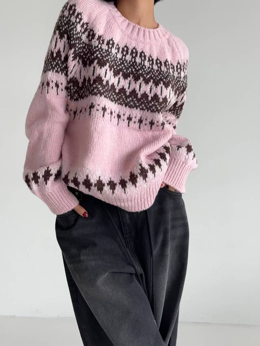 HIGH COLOR/NODI韓國代購㊣女裝新品25秋冬熱賣時尚職業毛衣HIGH COLOR/NODI毛衣圖色4