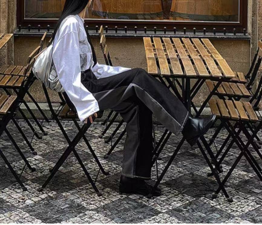 J CAT東大門㊣直郵女士新款休閑熱賣真品時尚25秋冬牛仔褲J CAT牛仔褲