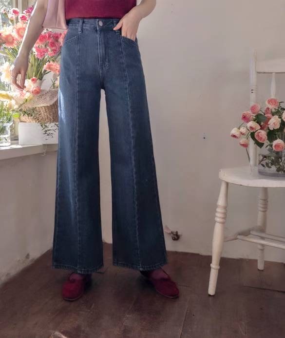 STELLA韓國直郵㊣女裝新款熱賣時尚職業推薦真品人氣牛仔褲STELLA牛仔褲