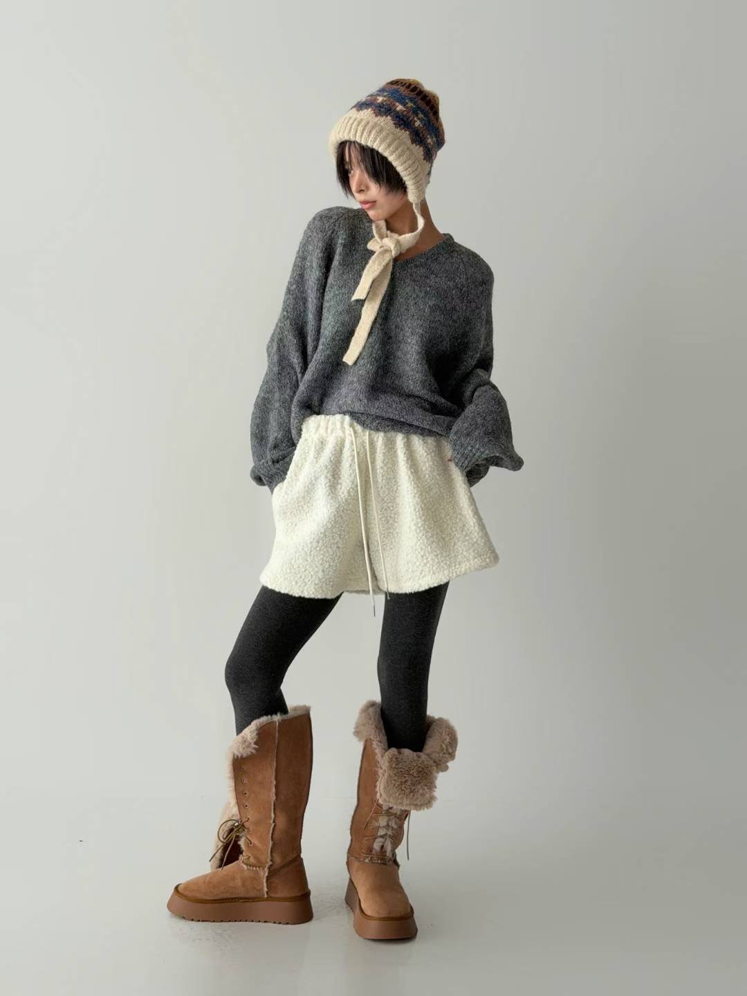 HIGH COLOR/NODI東大門㊣代購女裝新款時尚職業真品推薦短褲HIGH COLOR/NODI短褲