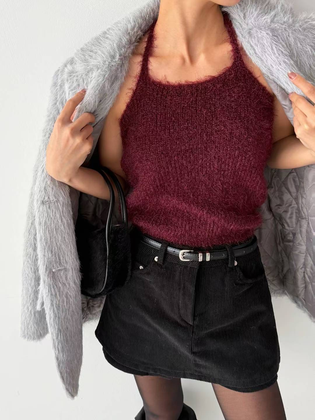 HIGH COLOR/NODI東大門㊣實拍女裝新款時尚職業真品吊帶背心HIGH COLOR/NODI吊帶/背心