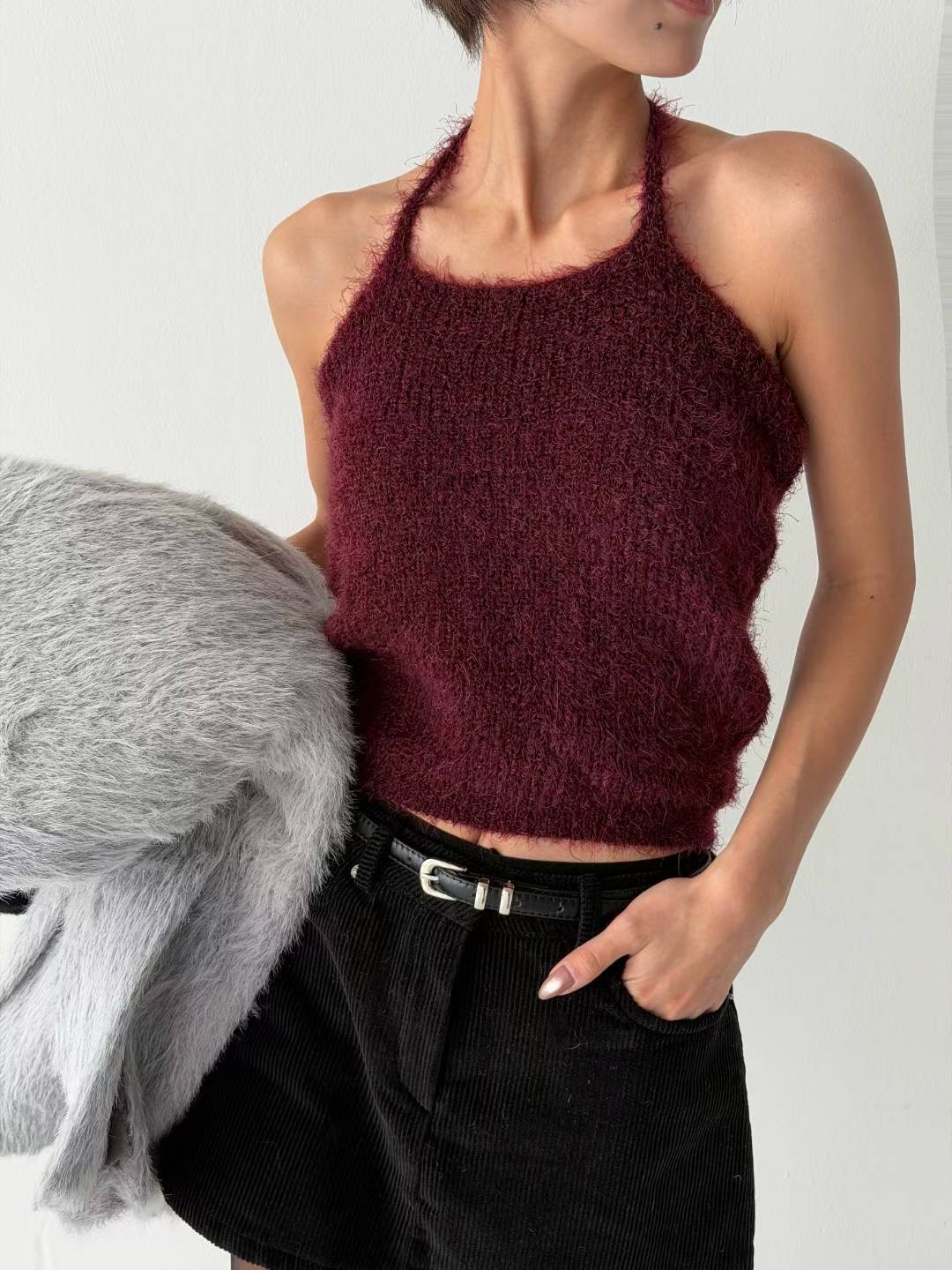 HIGH COLOR/NODI東大門㊣實拍女裝新款時尚職業真品吊帶背心HIGH COLOR/NODI吊帶/背心