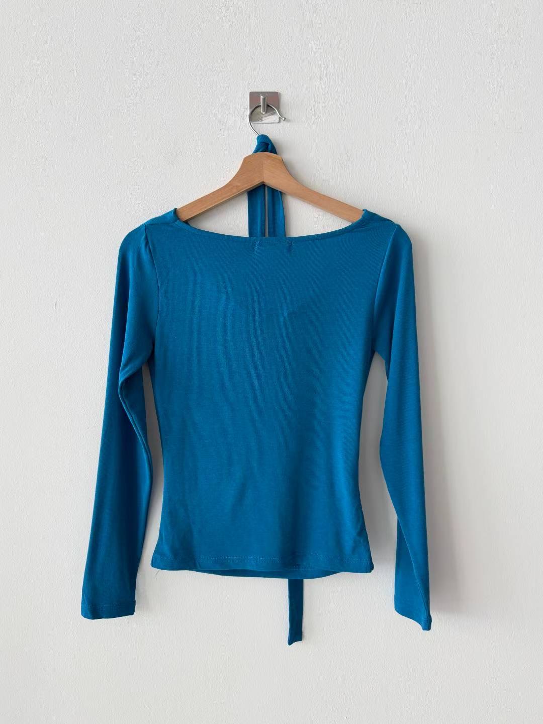 HIGH COLOR/NODI東大門㊣實拍女士新品真品長袖T恤含脖帶HIGH COLOR/NODI長袖T恤