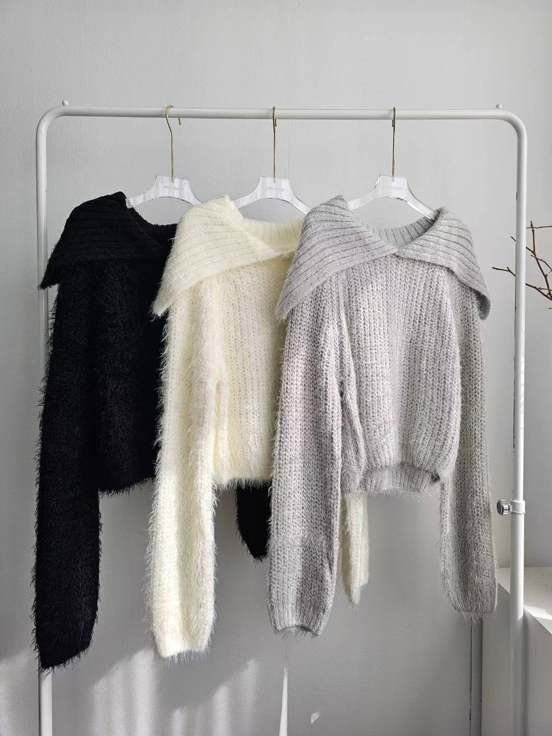 HIGH COLOR/NODI韓國代購㊣女裝新款休閑職業熱賣推薦針織衫HIGH COLOR/NODI針織衫