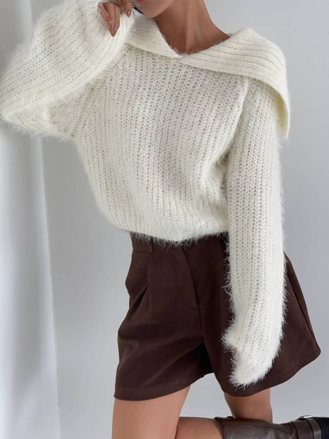 HIGH COLOR/NODI韓國代購㊣女裝新款休閑職業熱賣推薦針織衫HIGH COLOR/NODI針織衫