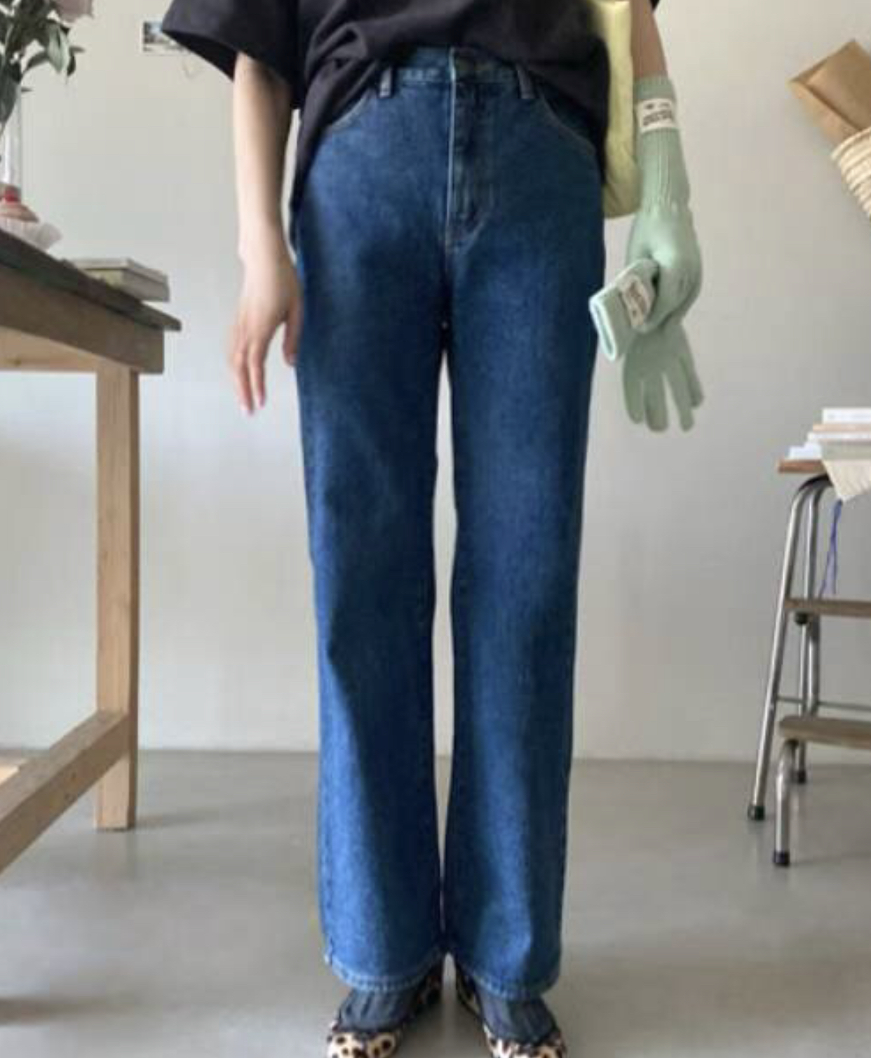 STELLA東大門㊣直郵女裝新品25秋冬時尚休閑熱賣推薦牛仔褲STELLA牛仔褲圖色1