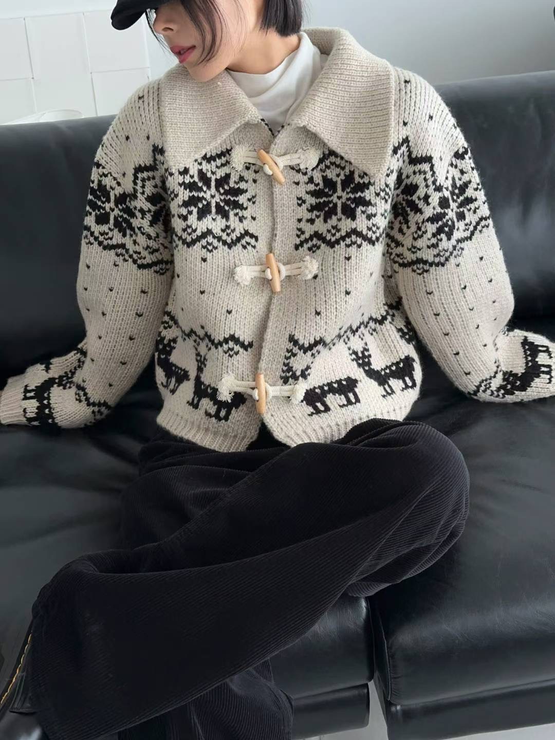 HIGH COLOR/NODI東大門㊣代購女士新款人氣職業休閑針織衫HIGH COLOR/NODI針織衫圖色1