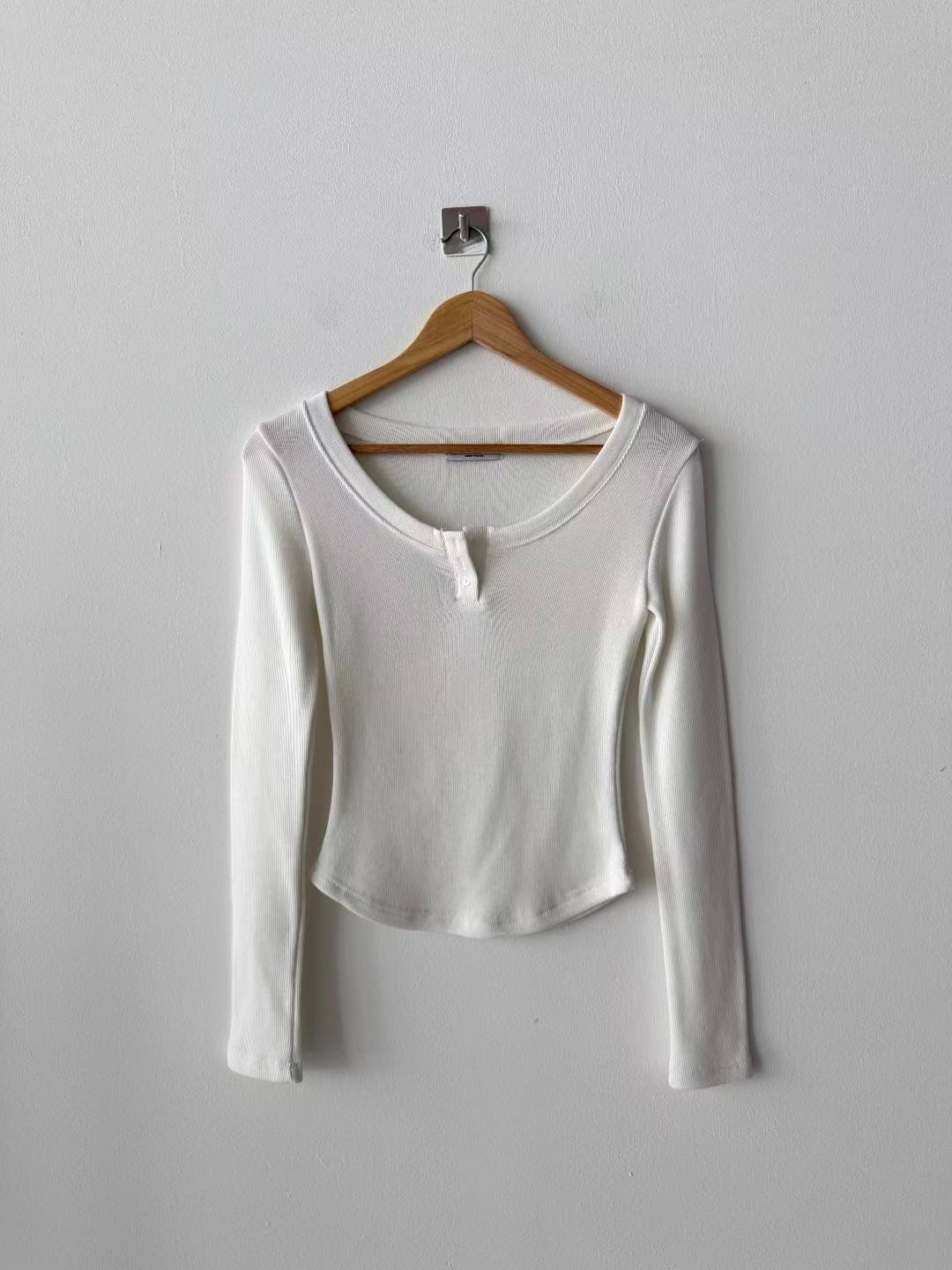 HIGH COLOR/NODI韓國直郵㊣女裝新款職業推薦25秋冬長袖T恤HIGH COLOR/NODI長袖T恤圖色2