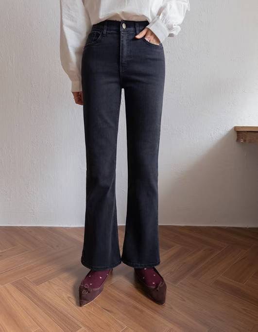 STELLA韓國直郵㊣女士新品真品職業時尚休閑人氣25秋冬牛仔褲STELLA牛仔褲圖色1