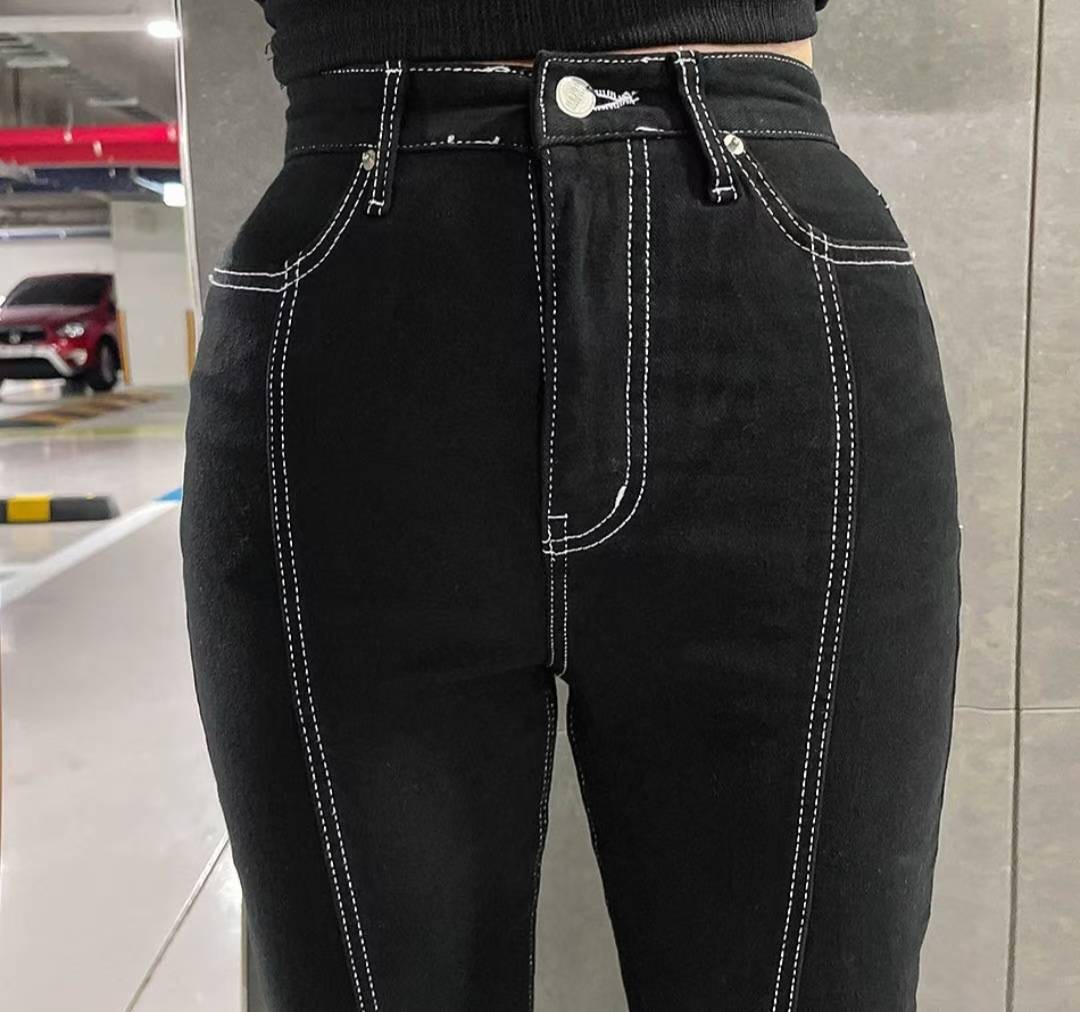 J CAT韓國直郵㊣女士新品人氣職業休閑時尚熱賣真品牛仔褲J CAT牛仔褲