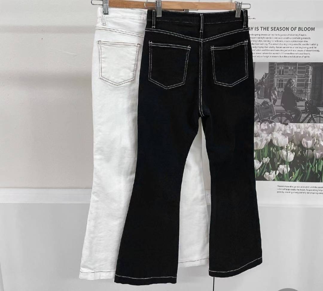 J CAT韓國直郵㊣女士新品人氣職業休閑時尚熱賣真品牛仔褲J CAT牛仔褲