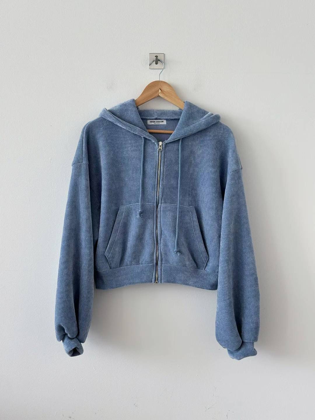 HIGH COLOR/NODI韓國直郵㊣女士新款休閑熱賣時尚25秋冬夾克HIGH COLOR/NODI夾克圖色1